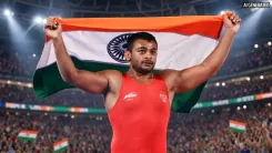 दीपक पूनिया ने एशियन गेम्स 2026 में 97 किग्रा फ्रीस्टाइल कुश्ती में जीता ब्रॉन्ज मेडल