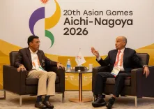 Asian Games 2026: Mandaviya meets OCA chief, pushes aquatic sports growth