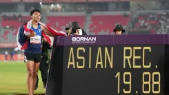 Puripol Boonson matches Asian record with 19.88, seals 100m-200m double at Asian Games 2026