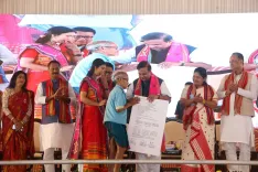 Did Assam CM Hand Over Land Titles to 4,673 Tribal Families?