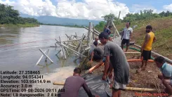 Assam CM Office: Anti-Erosion Works Underway on Ronganadi Embankment