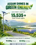 Assam CM Office flags 15,535+ solar LEDs, two big grid projects
