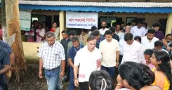 Assam CM Tours Flood Districts, Waives Power Bills