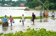 Assam floods hit 22,000 people across 6 districts; rail bridge partly collapses
