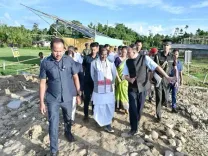 असम राज्यपाल लक्ष्मण प्रसाद आचार्य ने चबुआ में खेल विश्वविद्यालय कैंपस निर्माण की समीक्षा की, तेजी लाने का निर्देश