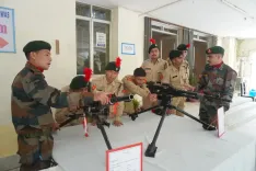 Assam Rifles displays weapons, gear for NCC cadets in Agartala
