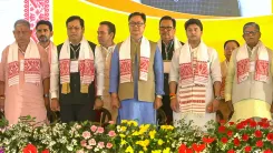Himanta Biswa Sarma sworn in for 2nd term as Assam CM, BJP wins third straight