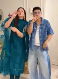 क्या गौहर खान ने आवेज दरबार के वॉइसओवर पर वीडियो बनाकर फैमिली फन दिखाया?
