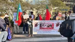 Baloch activists protest in South Korea, highlighting growing brutality by Pakistani forces