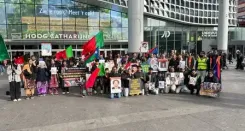 Baloch activists stage protest in Netherlands, highlight Pakistan's growing brutality