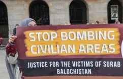 Baloch group rallies in Netherlands over Pakistan airstrikes in Surab, demands UN probe