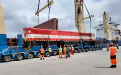 बनारस लोकोमोटिव वर्क्स से निर्मित लोकोमोटिव का अंतिम बैच मापुटो पहुंचा