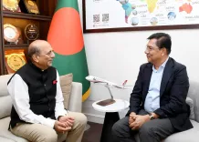 भारत-बांग्लादेश हवाई कनेक्टिविटी पर बड़ी बैठक: उच्चायुक्त त्रिवेदी ने पर्यटन मंत्री मिल्लत से की मुलाकात