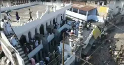 क्या बरेली हंगामे के नए ड्रोन वीडियो में प्रदर्शनकारी गलियों में भागते नजर आए?