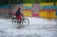 Why is Bathing Prohibited for the Fifth Day at Courtallam Waterfalls?