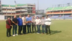 BCCI chief Mithun Manhas congratulates Rohan Jaitley as Arun Jaitley Stadium hosts 300+ first-class matches