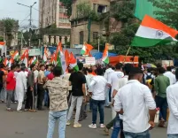 BJP holds flag rallies in Kolkata against July 24 Left-march unrest