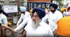 सुखबीर सिंह बादल पर नांदेड़ गुरुद्वारे में हमला: BJP, शिअद, AAP और SGPC ने की कड़ी निंदा