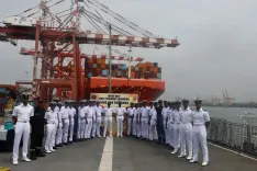 भारत-श्रीलंका नौसेना संयुक्त अभ्यास: INS तीर, INS सुजाता और ICGS सारथी ने SLNS विजयबाहु के साथ किया पैसेक्स