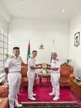 भारतीय नौसेना के INS तीर, INS सुजाता और ICGS सारथी माले पहुंचे, भारत-मालदीव समुद्री सहयोग को मिली नई मजबूती