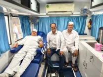 भोपाल में सरदार पटेल जयंती पर कांग्रेस सेवादल का रक्तदान शिविर, इंदिरा गांधी को भी दी श्रद्धांजलि