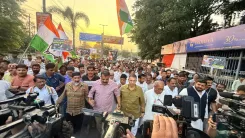 भोपाल में कांग्रेस का 'वोट बचाओ, देश बचाओ' मार्च; इंडिया गठबंधन सांसदों को रोके जाने पर 'काला दिवस'