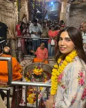 Bhumi Pednekar visits Achaleshwar Mahadev Mandir in Gwalior