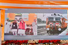 Bhupender Yadav attends Khairthal Station inauguration under Amrit Bharat Yojana