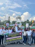जमुई घटना पर कांग्रेस का पटना में प्रदर्शन, CM सम्राट चौधरी का पुतला दहन, 8 सदस्यीय जांच समिति गठित