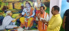 Bihar Minister Nandkishore Ram holds Griha Pravesh at Patna's politically charged 10 Circular Road