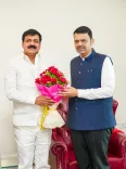 Bihar Minister Zama Khan Calls on CM Fadnavis at Mantralaya
