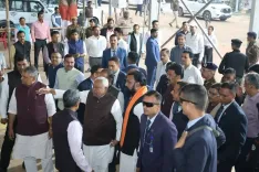 क्या बिहार में सीएम नीतीश ने शपथ ग्रहण समारोह की तैयारी का जायजा लिया?