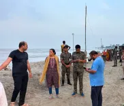 राघोपुर-नरकटिया तटबंध में कटाव, भागलपुर के राघोपुर में बाढ़ का खतरा; प्रशासन अलर्ट