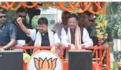 भाजपा अध्यक्ष नितिन नवीन का लखनऊ दौरा: CM योगी ने किया स्वागत, रथ पर निकला भव्य रोड शो