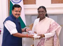 BJP chief Nitin Nabin calls on President Murmu at Rashtrapati Bhavan