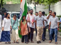 Rahul Gandhi demands accountability over NEET protest police action, BJP hits back