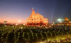 PM Modi attends Somnath Amrut Mahotsav; BJP slams Congress on Sanatan culture