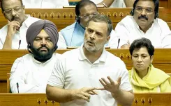 BJP fires back at Rahul Gandhi over RSS remarks in Parliament