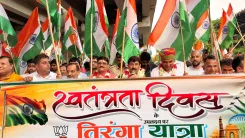 Delhi BJP Tiranga Yatras mark 80th Independence Day across 5 districts