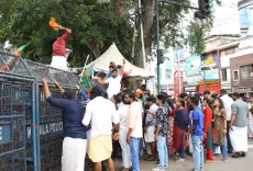 Kerala PSC row: BJP Yuva Morcha marches to Secretariat, targets UDF government