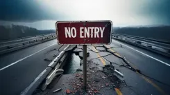 बोकारो में अवैध बालू खनन के चलते दामोदर नदी पर बना पुल क्षतिग्रस्त, भारी वाहनों पर रोक