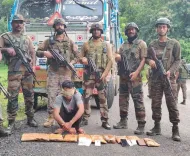 Brown sugar worth ₹80 crore seized in Manipur's Jiribam, one arrested