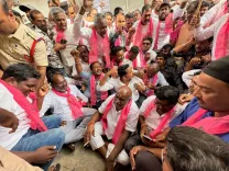 Why are BRS Protestors Demonstrating at Telangana BJP MP’s Residence Over Cotton Procurement?