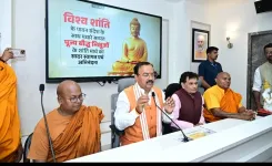 'बुद्ध का संदेश ही शांति का मार्ग है', केशव प्रसाद मौर्य ने शांति मार्च में कहा