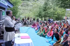 Himachal CM Sukhu visits Bara Bhangal, announces ₹10 crore road fund