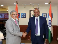 CEC Gyanesh Kumar meets Benin Ambassador to advance election cooperation