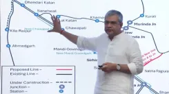 Has the Centre Approved a New Rail Line Project between Rajpura and Mohali?