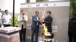 Chess Olympiad 2026: Sindarov receives ceremonial torch in Bengaluru ahead of Samarkand event