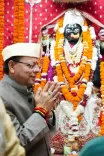 चैत्र नवरात्र: मुख्यमंत्री पुष्कर सिंह धामी ने मां कालिका मंदिर में की पूजा-अर्चना 