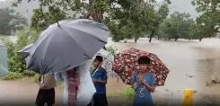 चक्रवात 'अर्नब': ओडिशा के मलकानगिरी में बाढ़, NH-326 बंद, 4 पुलों पर 3-4 फीट पानी